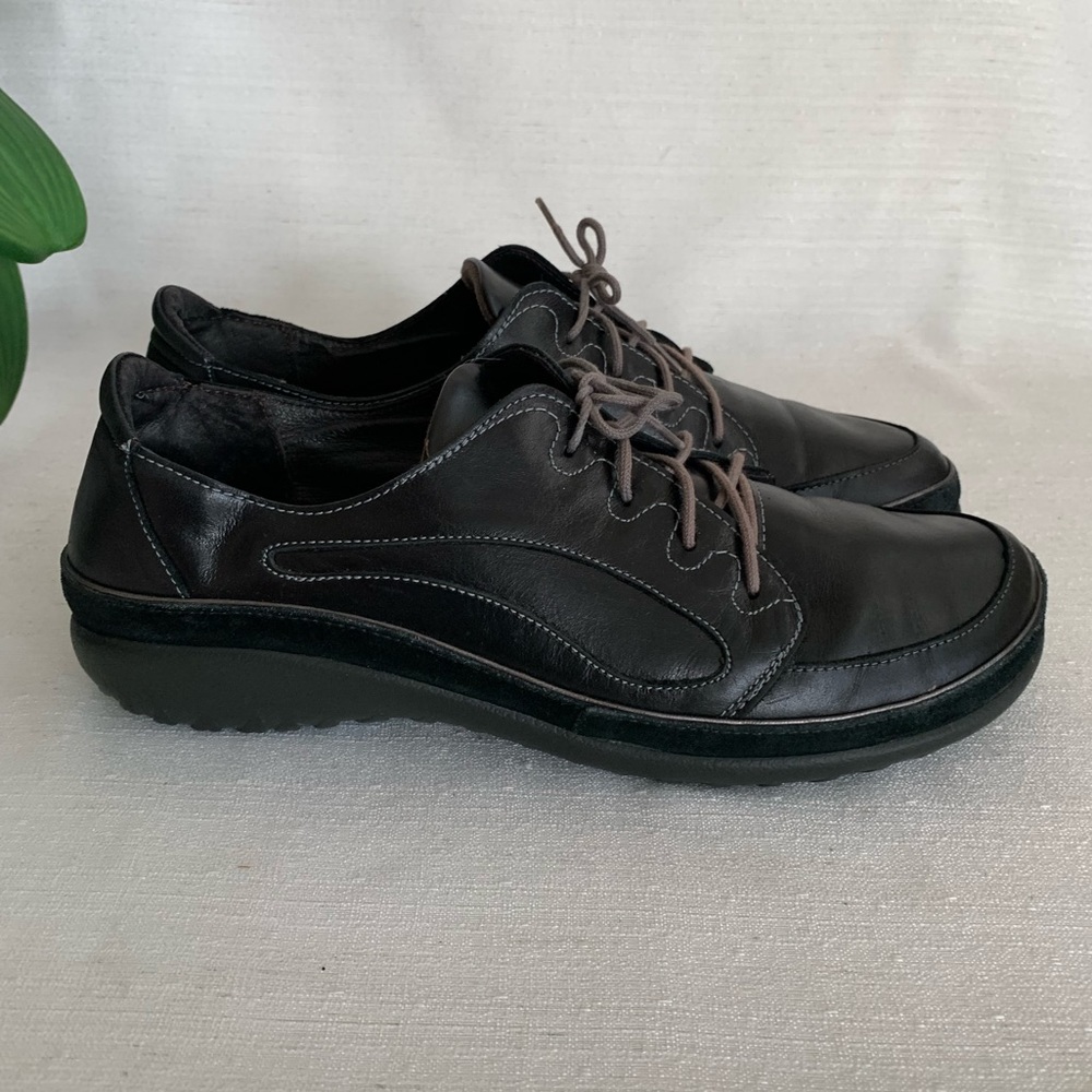 Naot Hikaru Dark Brown Lether Lace Up Shoes Woman’s EU40/US9 - Picture 3 of 10